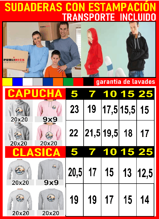 sudaderas personalizadas Capdepera 